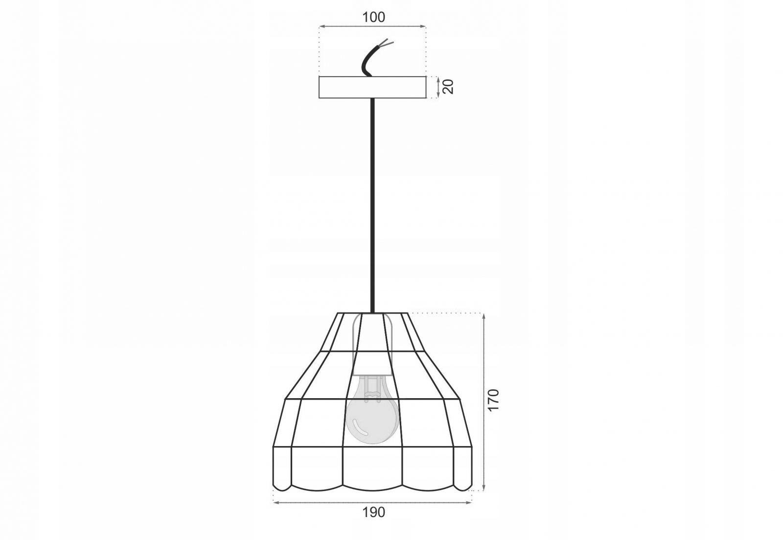 No.256 Lampa sufitowa - obrazek 4